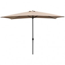 Highland Dunes Bookout Patio 10' x 6.5' Rectangular Market Umbrella   